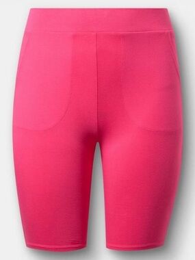 Torrid Signature Waist 9” Pocket Bike Shorts - Beetroot Purple - 10 & 12 - NWT
